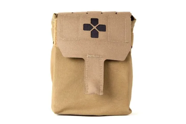 Blue Force Gear Trauma Kit NOW! MOLLE Mounted Helium Whisper Empty Coyote Brown - Blue Force Gear