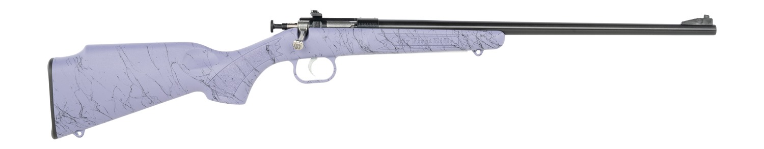 Keystone Crickett Rifle 22 LR 16.1 in. Blued/Purple w/Black Web - CRICK - .22 LR