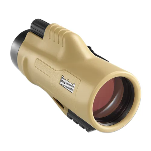 Bushnell Legend Ultra HD 10x42 Monocular - Tan, Mil Hash Reticle - Bushnell for sale at Smoke Wagon Firearms