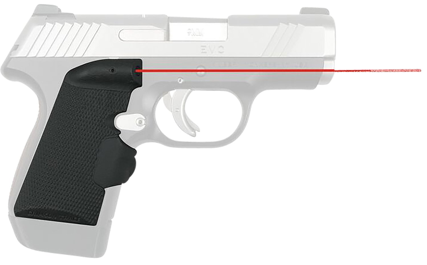 Crimson Trace LG-410 Lasergrips Black Red Laser for Kimber EVO SP - Crimson Trace - 0.50" AT 50 FT