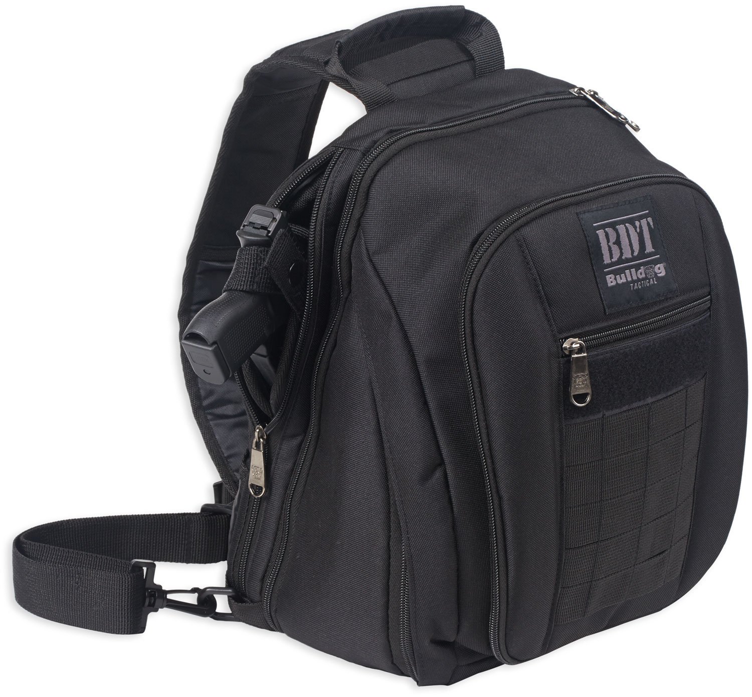 Bulldog BDT408B Tactical Sling Pack Small Nylon Black Finish - Bulldog