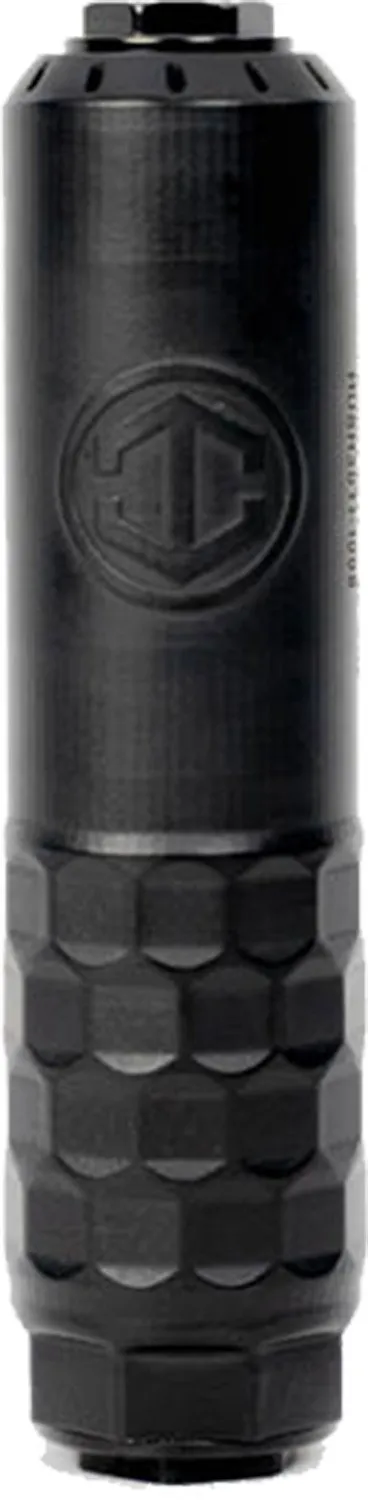 HUSH-POINT 30 SUPPRESSOR .30 CAL TITANIUM FLOW-THRU, DT/HUB, 1/2X28 & 5/8X24 CAPS