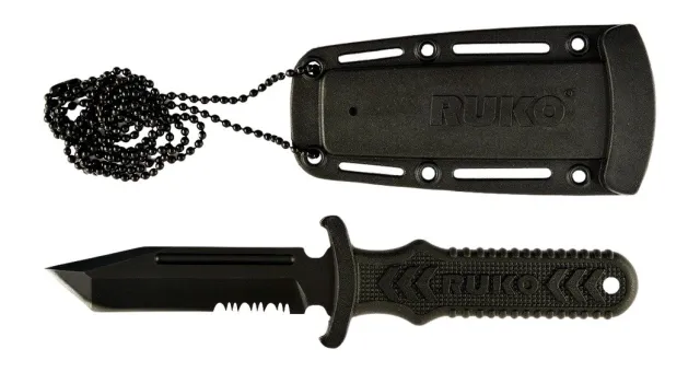 RUKO RUK0098-CS 440A TIN 3"NECK/BOOT KNIFE CS - RUKO