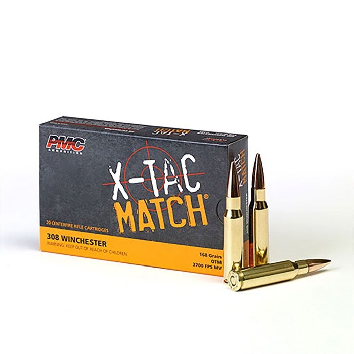 Buy PMC 308XM X-Tac Match .308 Win 168gr OTM 20 Rounds online