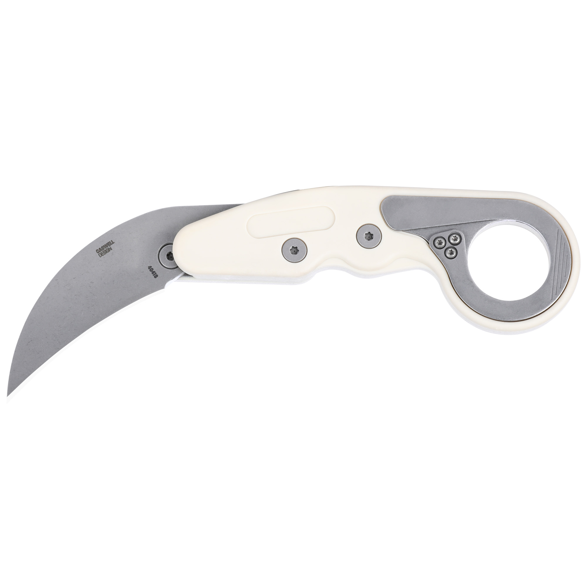 CRKT Provoke 4041S 2.41" Plain Edge Folding Knife Kinematic Ivory - Columbia River Knife & Tool