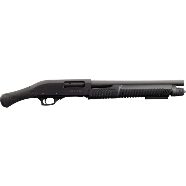 Chaippa Honcho Pump Shotgun 12 ga 14 in Black w/BLK Syn Birds Head Grip 3in