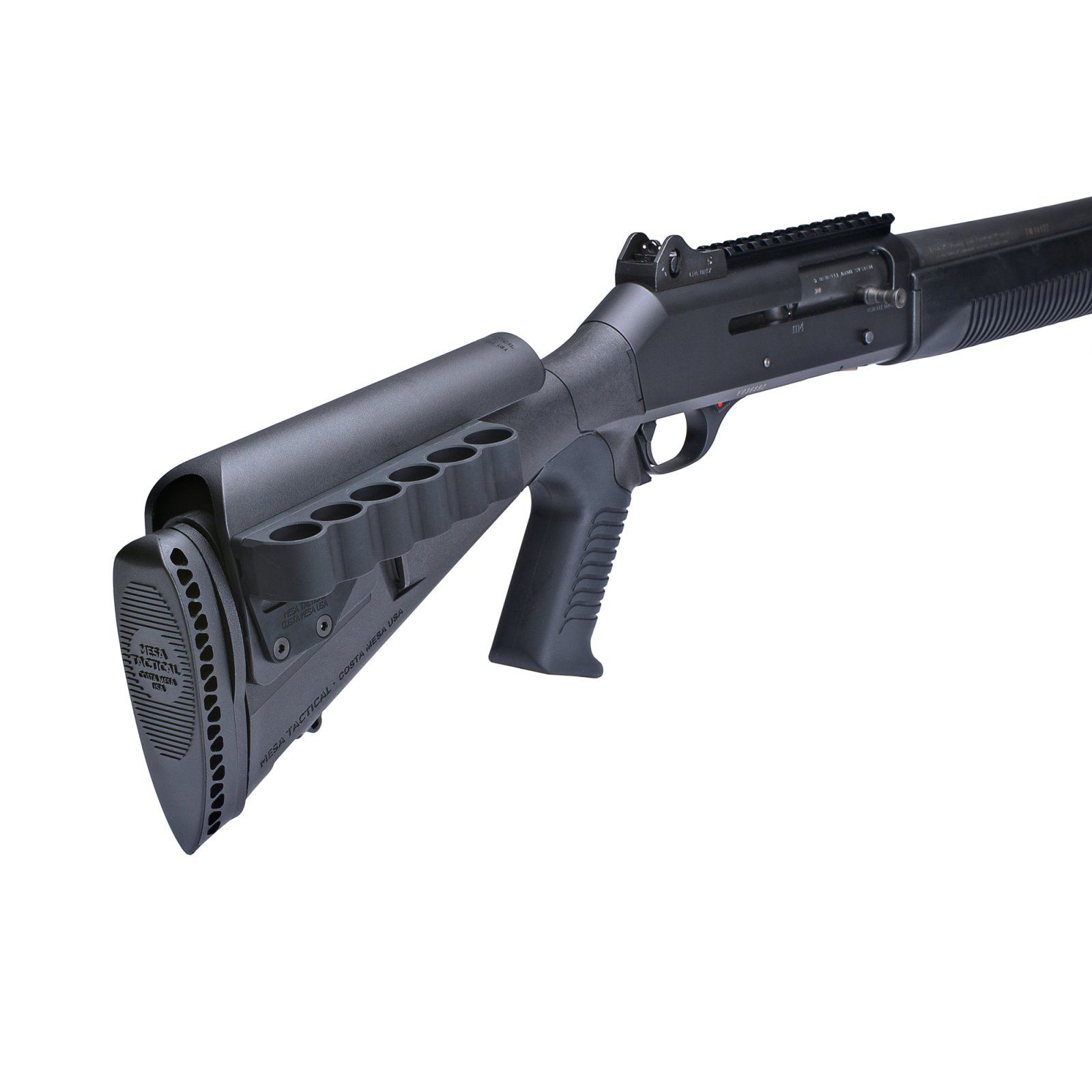 Buy Mesa Tactical 90150 6-Shell Side Saddle 12 Gauge Black Finish online