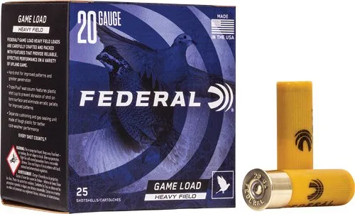 Federal H2026 Game Load 20GA 2.75" 1oz #6 250rd Case - Federal - 20 Gauge