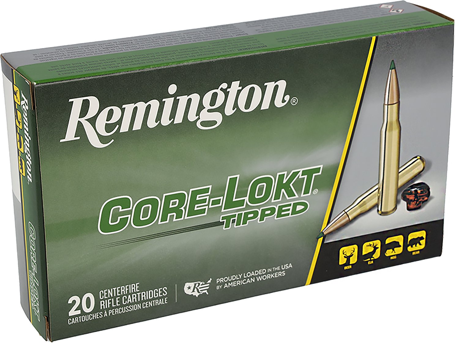 Remington R20043 6.5 PRC 140gr Core-Lokt Tipped Ammo 20/Box - Remington Arms Company, LLC - 6.5 PRC