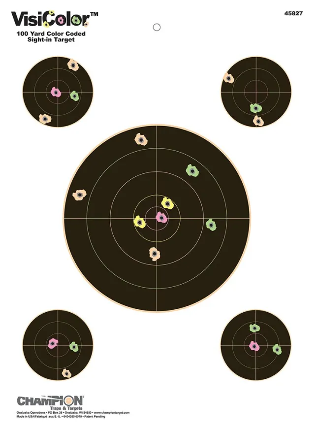 Buy Champion Traps & Targets Visicolor 8" Sight-In 10/Pack 45827 13" X 18" online