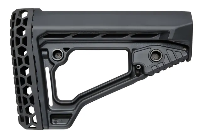 ADAPT AT02014 ARKUS Mil-Spec Adjustable AR-15/308 Stock Matte Black - ADAPT for sale at Smoke Wagon Firearms