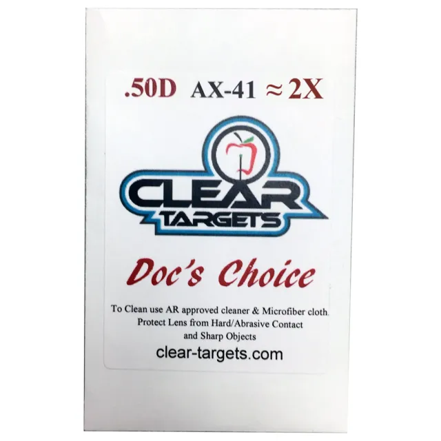 Axcel AX41-CTDC-2X Lens 2X, Anti-Glare, Scratch Resistant, Shatterproof - Axcel