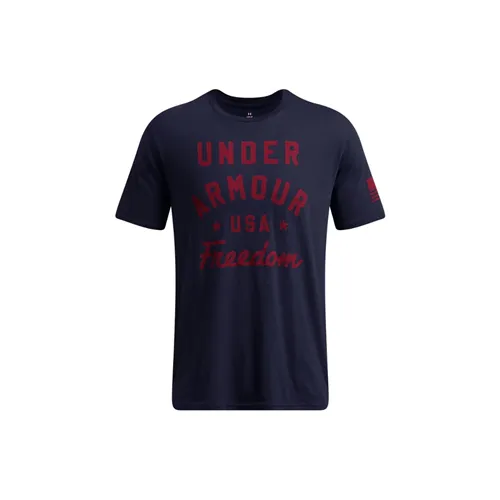 Under Armour Men's Freedom Vintage USA T-Shirt Short-Sleeve Graphic