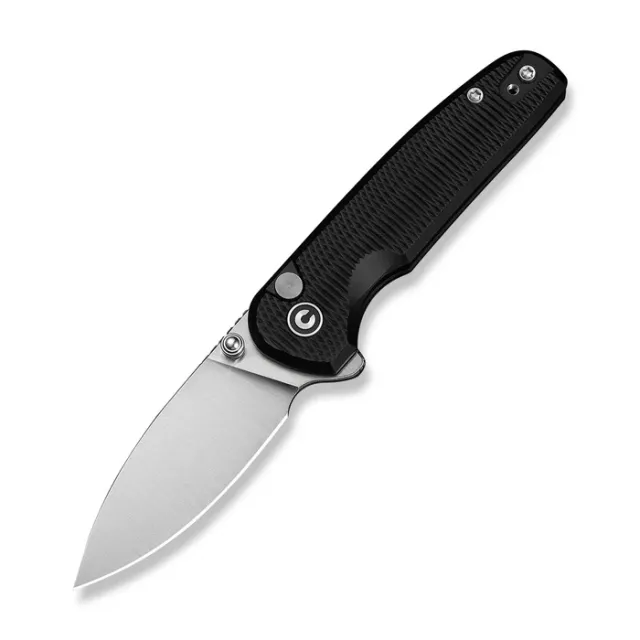 CIVIVI Knives Mini Shakan 2.48In Nitro-V Satin Blade Black Ripple