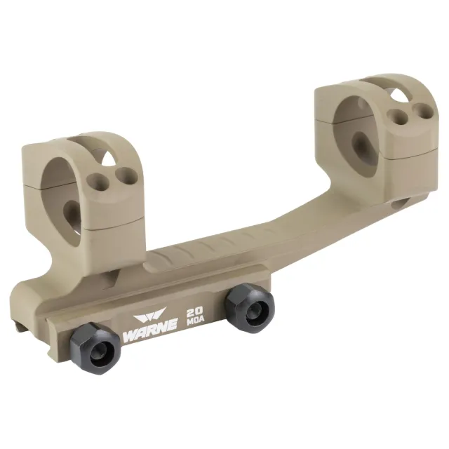 Buy Warne LRSKEL1DE X-SKEL 1" 20MOA Picatinny Mount Dark Earth online
