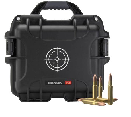 Buy Nanuk 905AMMO1 Waterproof Dustproof 525 Round Ammo Case Black online