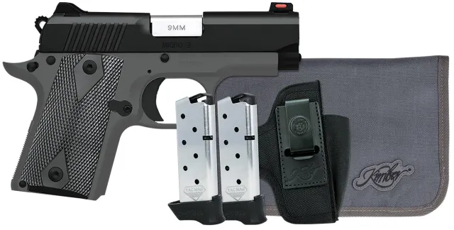 Buy Kimber Mfg Inc 3300252 Micro 9 RTC Bundle Frame 9mm Luger 7+1 3.15"... online
