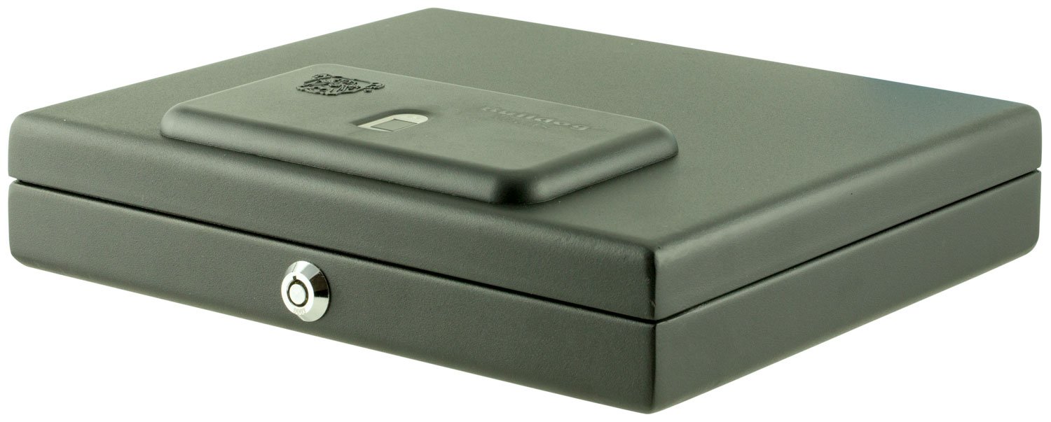 Bulldog BD4055B Biometric Pistol Vault 11.5"x9.8"x2.5" Black Matte - Bulldog