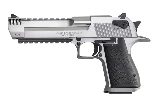 Magnum Research Desert Eagle Handgun .50 AE 7rd Magazine 6 Barrel with Integrated Muzzle Brake**BLEM