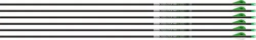 Easton 301277 Axis 5mm 340 Arrows 6-Pack with 2" Blazer Vanes - Easton