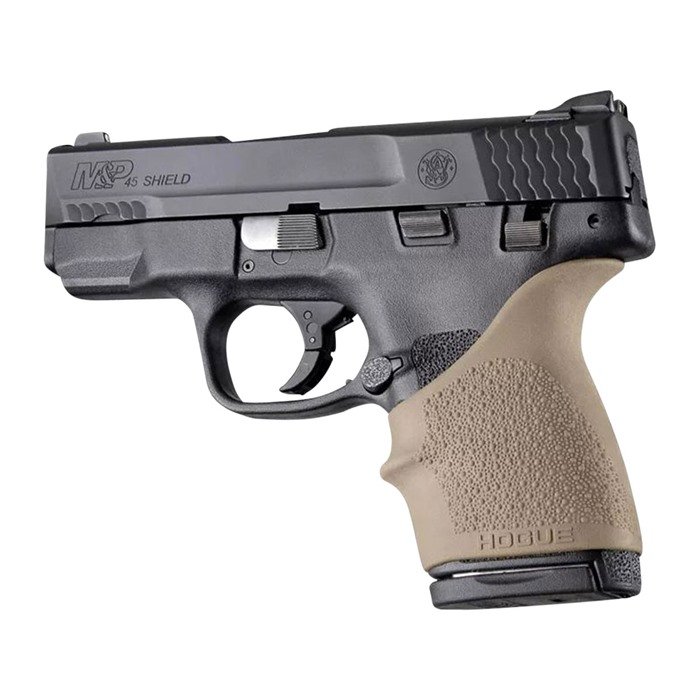 Hogue 18303 .45 HandAll Beavertail Grip Sleeve FDE Ambidextrous - Hogue - 45