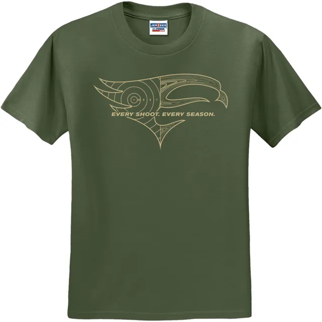 Buy Elevation 810096080783 Premium Tee Large Olive CVC Cotton Machine Washable online