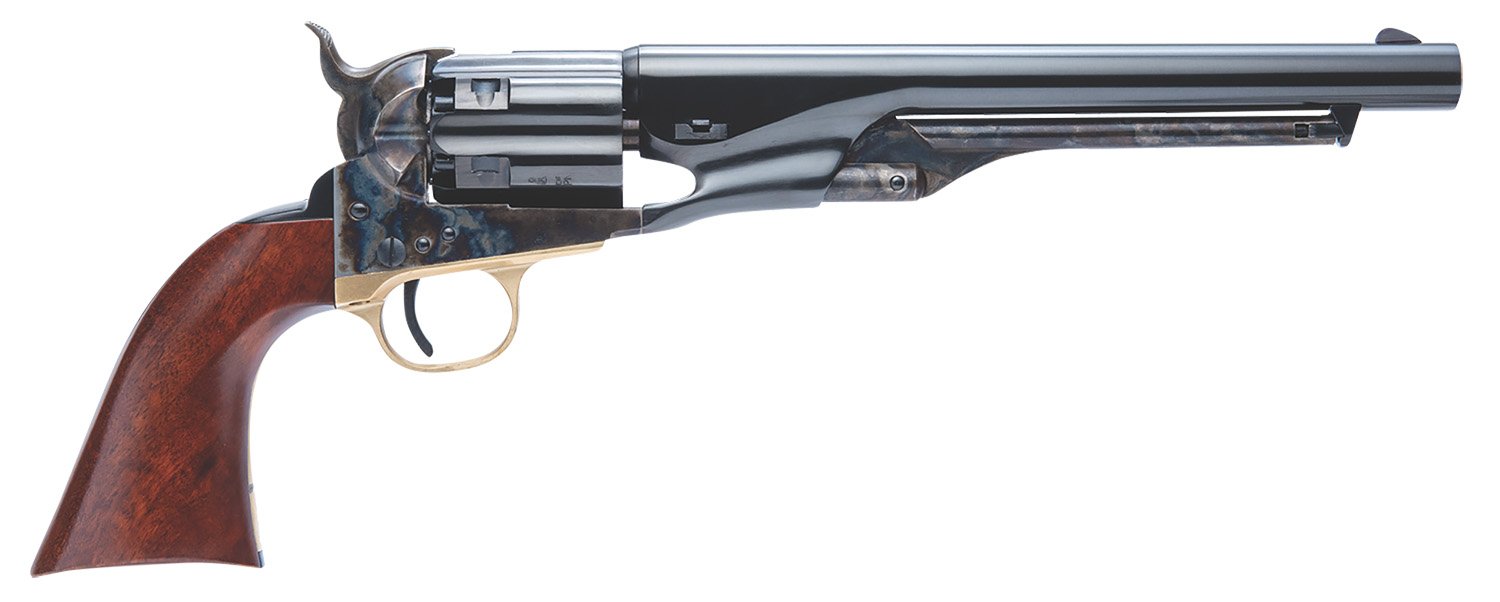 Cimarron CA041 1860 Army Cut For Stock .44 Cal 6 Shot 8" Blued Round St... - Cimarron - .44 Cal