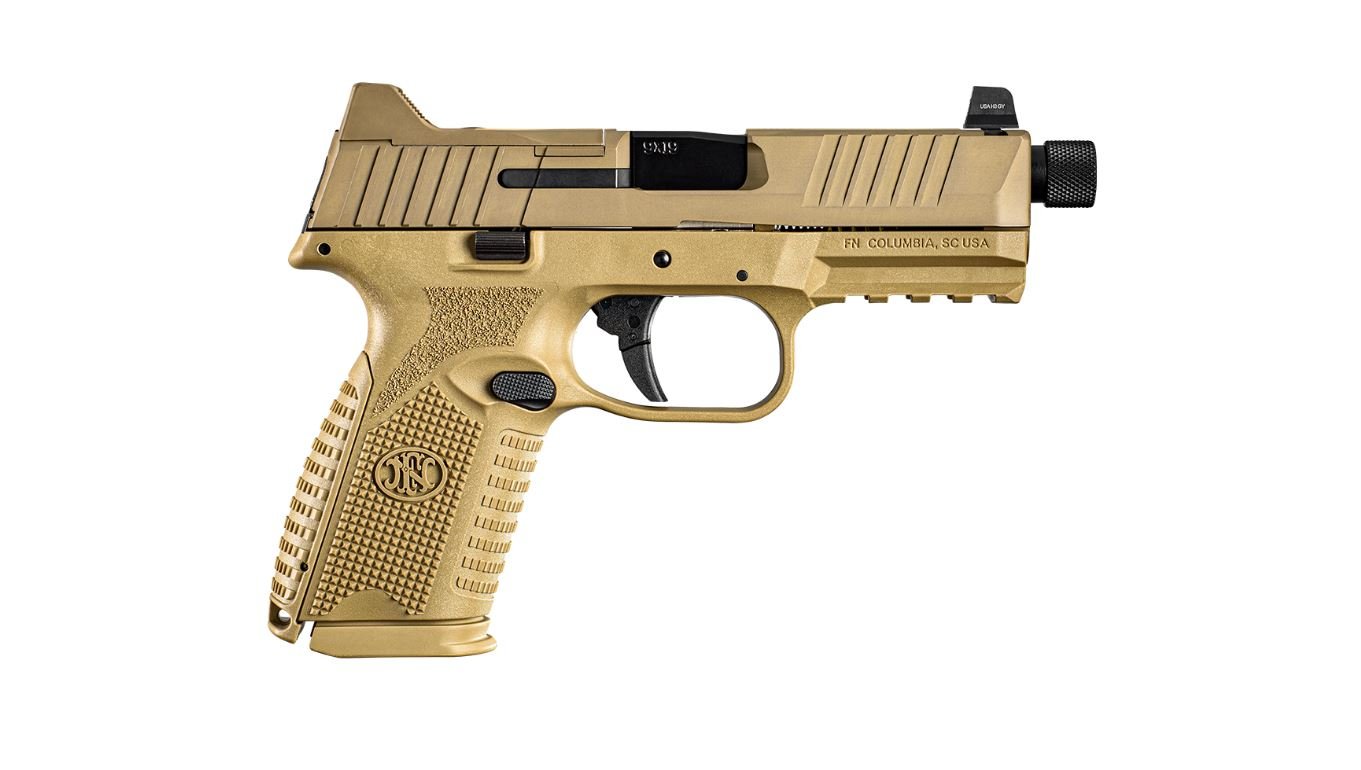 Buy FN 66-101710 509M Tactical 9mm 4.5" FDE Optics Ready Night Sights online