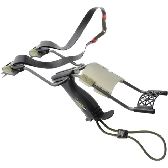Saunders Falcon X Wristrocket Archery Slingshot Black 2012X 44 caliber - Saunders - 44 caliber