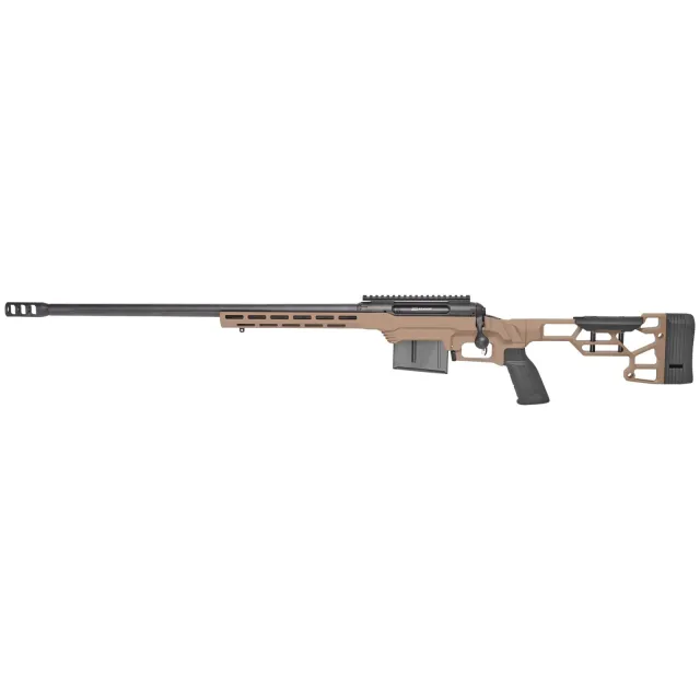 Buy Savage Arms 57697 110 Precision 300 Win Mag 5+1 24" Matte Black Rec/Barrel Flat Dark Earth Cerakote MDT LSS XL Chassis Polymer Grip Left Hand online