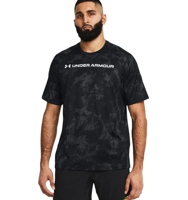 Under Armour Men's UA Tech ABC Camo Short Sleeve Large Tee