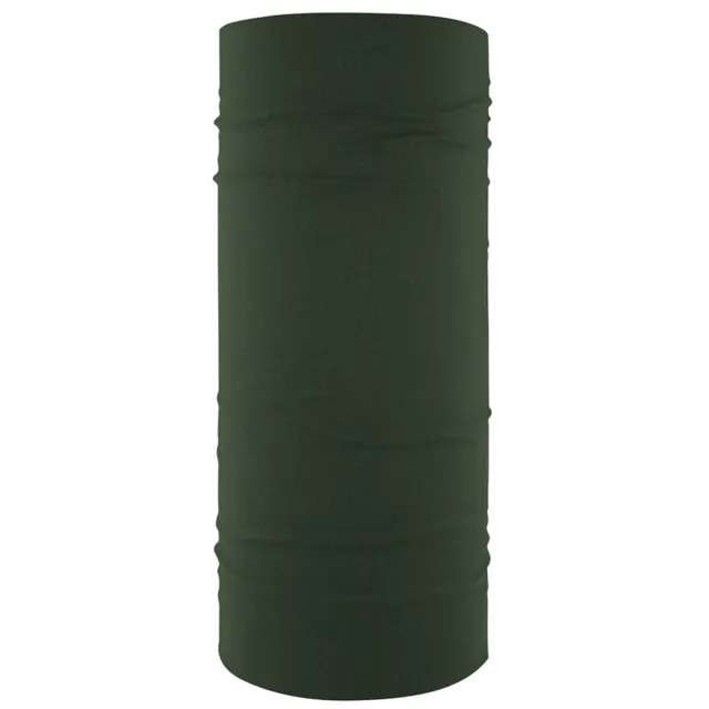 Zan Headgear Motley Tube Polyester Olive Neck Gaiter 1-Pack