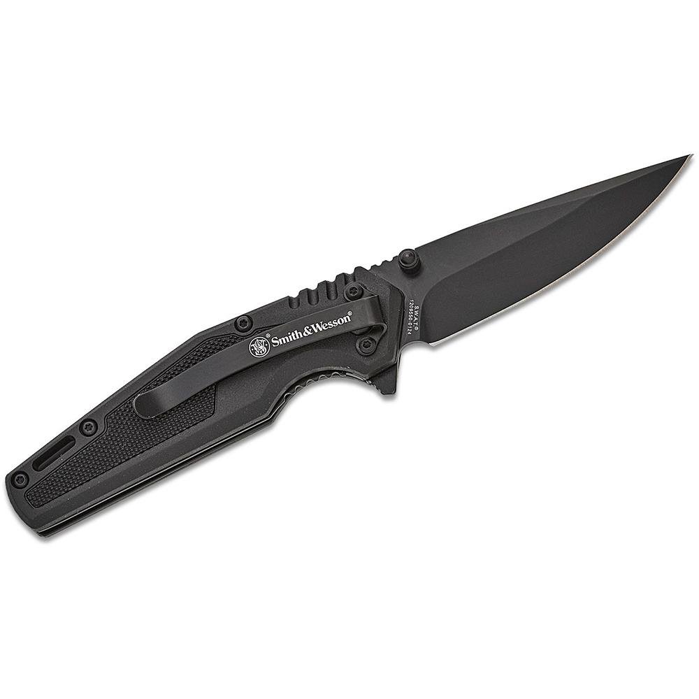 Buy Smith & Wesson SWAT Assisted Folding Knife 3 Drop Point Blade Black Box online