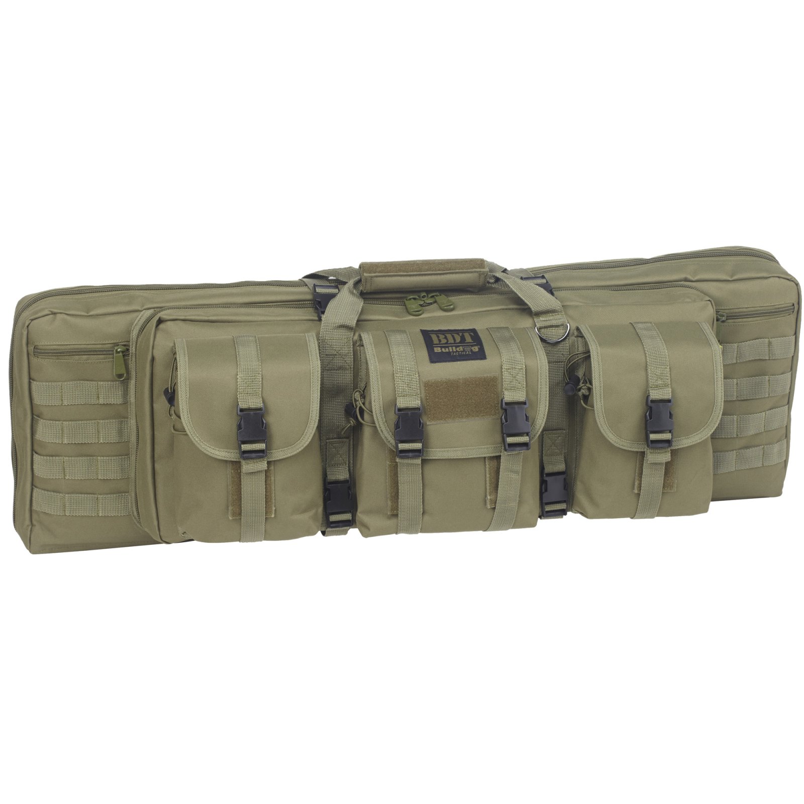 Bulldog BDT40-43G Tactical 43" Green Nylon Rifle Soft Case - Bulldog