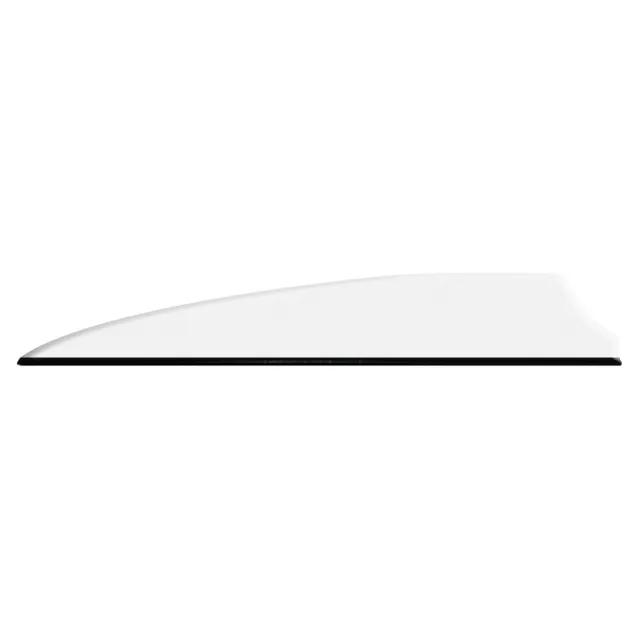 Q2i Q07048 Fusion X-II Vanes White 3" 100pk Shield Cut Design - Q2i