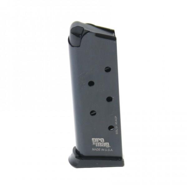 Buy ProMag COL 01 Steel Magazine 1911 Officer .45 ACP Blued 6 Rd online