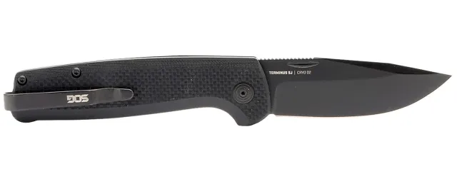 SOG Terminus SJ SOGTM1005BX 2.90 In Folding Clip Point Plain - SOG