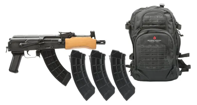 Century Arms HG2137BP-N Mini Draco 7.62x39mm 7.75" Matte Black Pistol - Century Arms - 7.62 X 39MM for sale at Bang-Bang Tactical