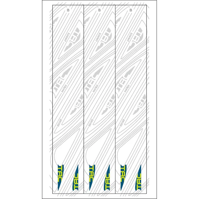 TAC Vanes Arrow Specific Wraps White Size B 4.625 13 pk. - TAC Vanes