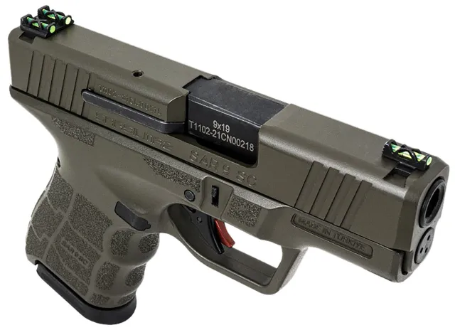 SAR USA SAR9SCOD SAR9 SC Sub Compact Frame 9mm Luger 12+1 3.30" Black... - SAR USA - 9mm