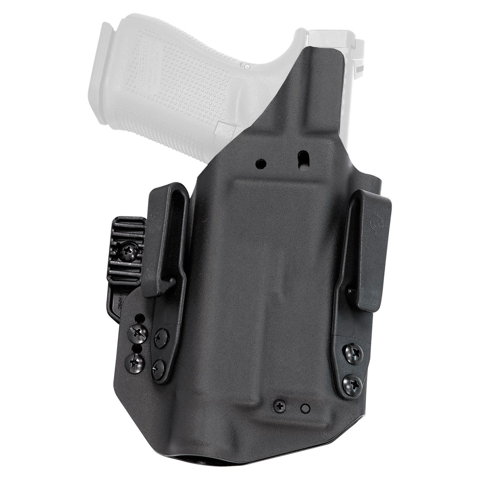 Mission First Tactical H5GL1WL1 IWB Black Fits Glock 19 Ambidextrous - Mission First Tactical