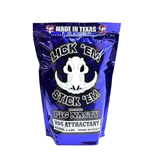 Lick Em Stick Em Hog Attractant 4 lb - LICK for sale at Iron and Lace
