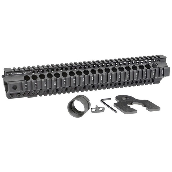 MIDWEST INDUSTRIES T-Series 14in Quad Rail Handguard (MI-CRT14) - Midwest Industries