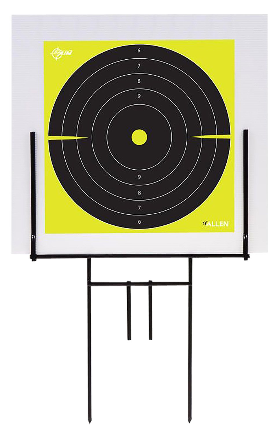 Allen EZ-Aim Portable Steel Target Stand 18"W x 19"H Black - Allen Company