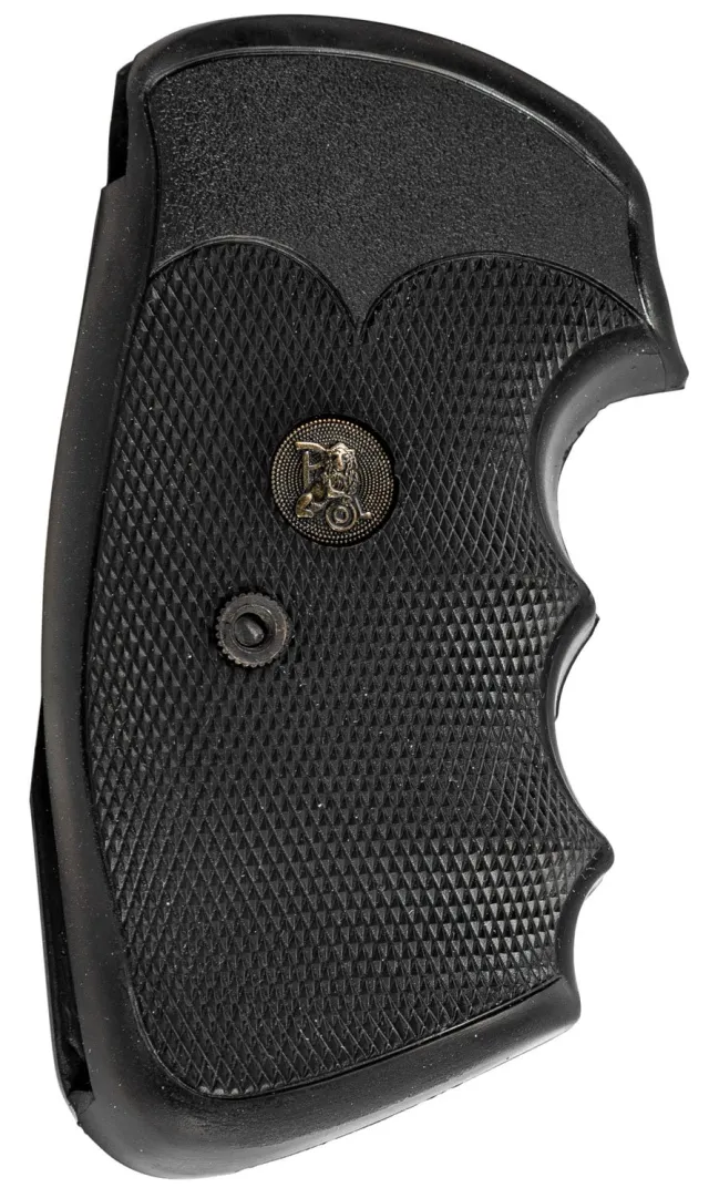 Pachmayr 02529 Gripper Professional Grip Checkered Black Rubber with Fin... - Pachmayr