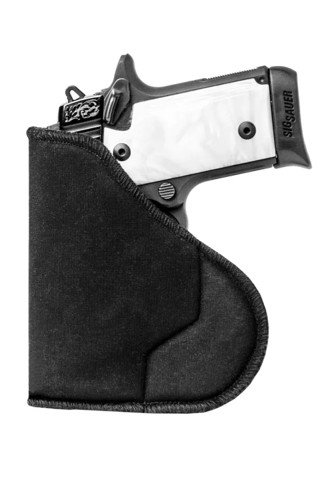Sentry 35WB05BK HexGrip IWB/Pocket Holster Black Nylon for Glock 26/27/29