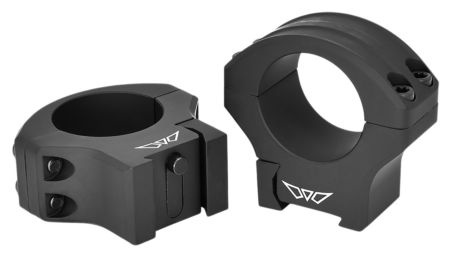 Warne 8514TM Hyperlite Tikka Scope Rings Matte Black 30mm Medium - Warne - 30MM