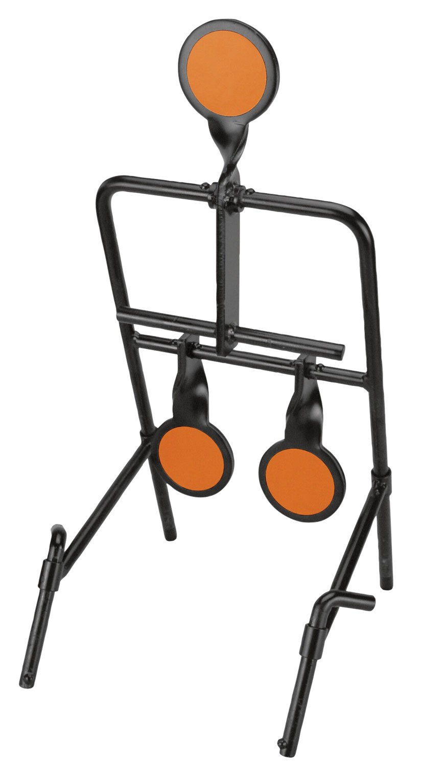 Caldwell 1071002 Black/Orange Resetting Handgun Steel Target 3.50" - Caldwell - 3.50"