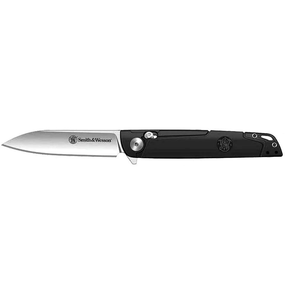 Buy Smith & Wesson 1205908 24/7 Crossbar Folder Knife 3.25" SS/Black online
