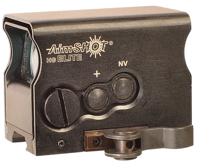 AimShot HGELITEAGREE Reflex Sight 1x34mm 2 MOA Green Dot Black Anodized